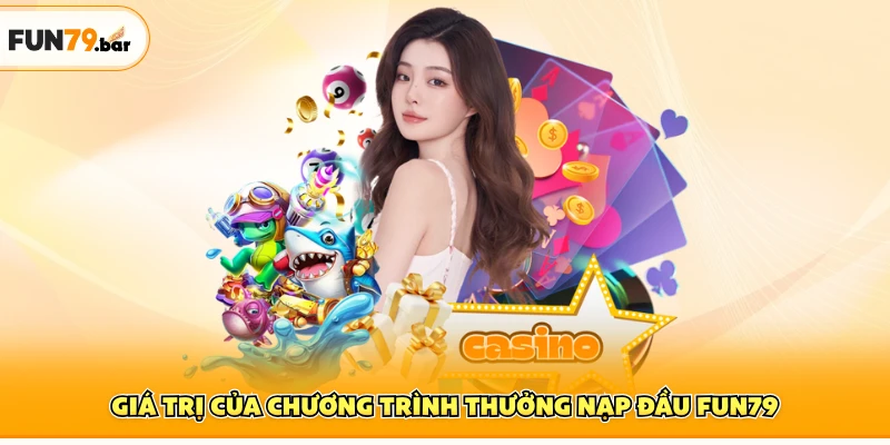 Giá trị của chương trình thưởng nạp đầu FUN79